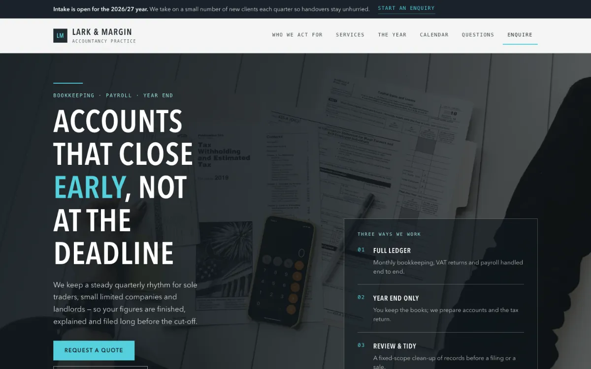Lark Margin Accountant