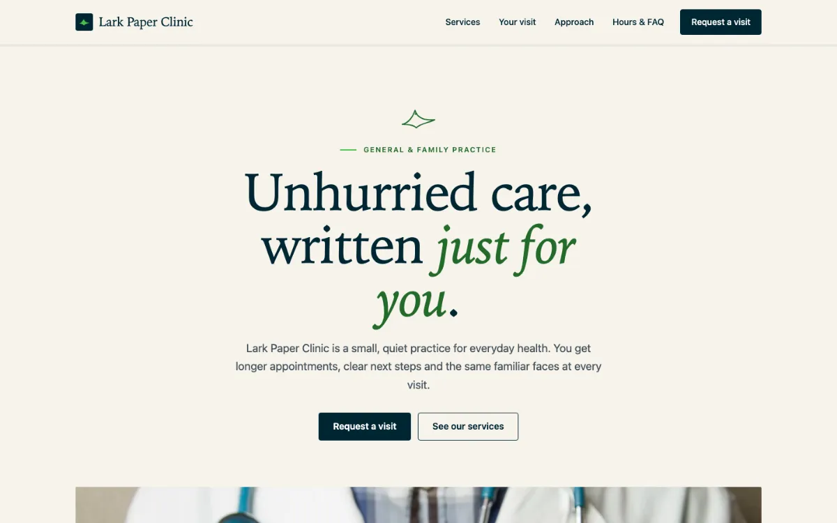 Lark Paper Clinic