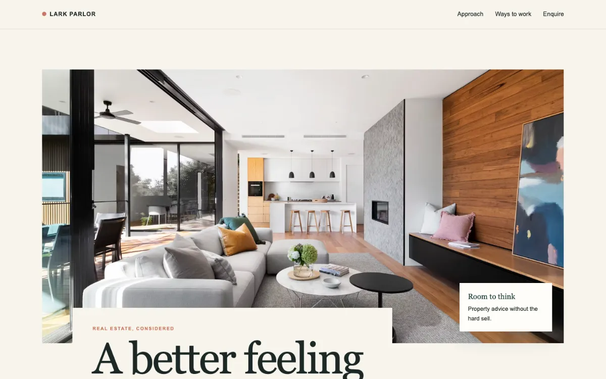 Lark Parlor Real Estate Agent