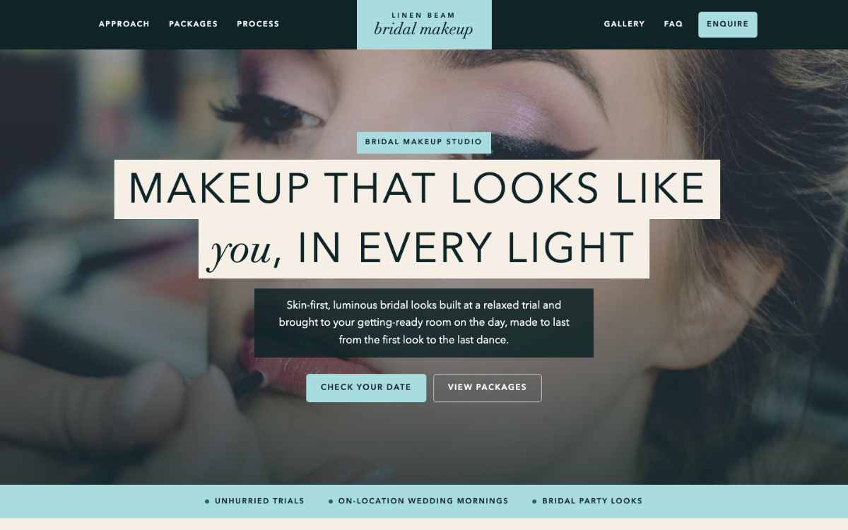 Linen Beam Bridal Makeup