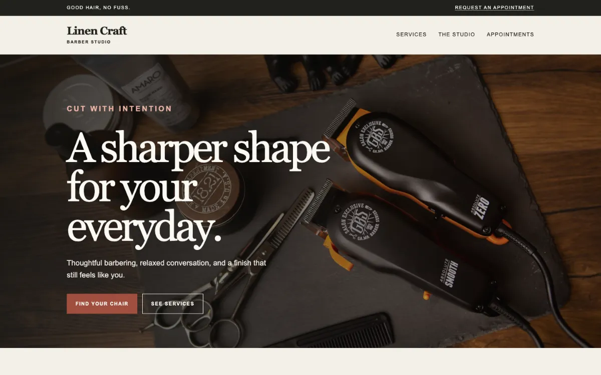 Linen Craft Barber