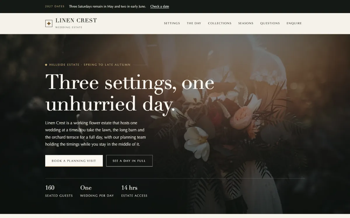 Linen Crest Wedding