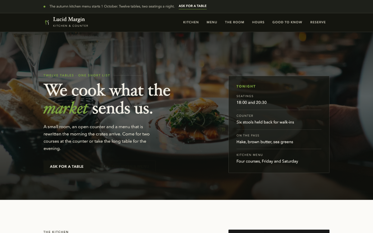 Lucid Margin Restaurant