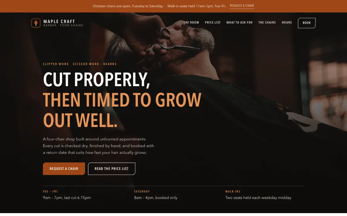 Maple Craft Barber