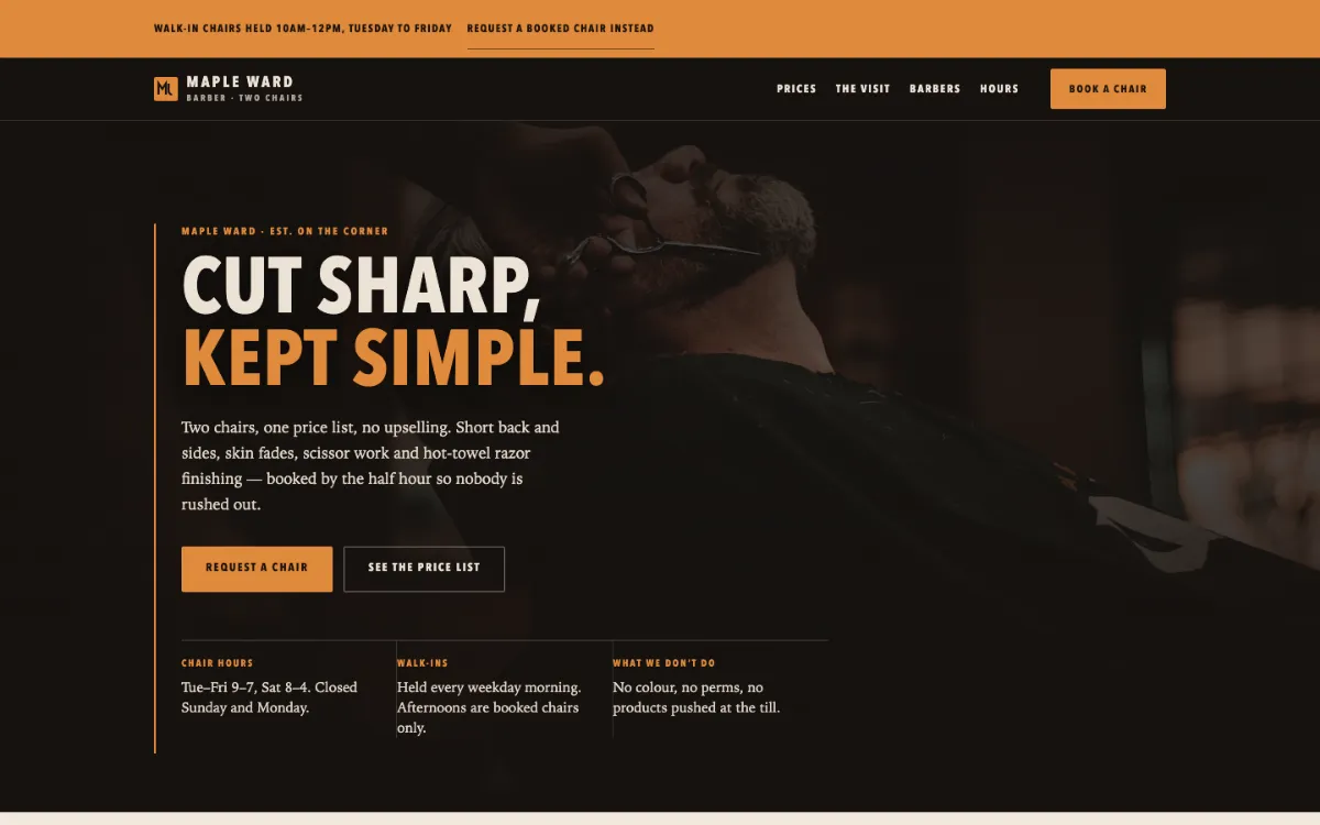 Maple Ward Barber