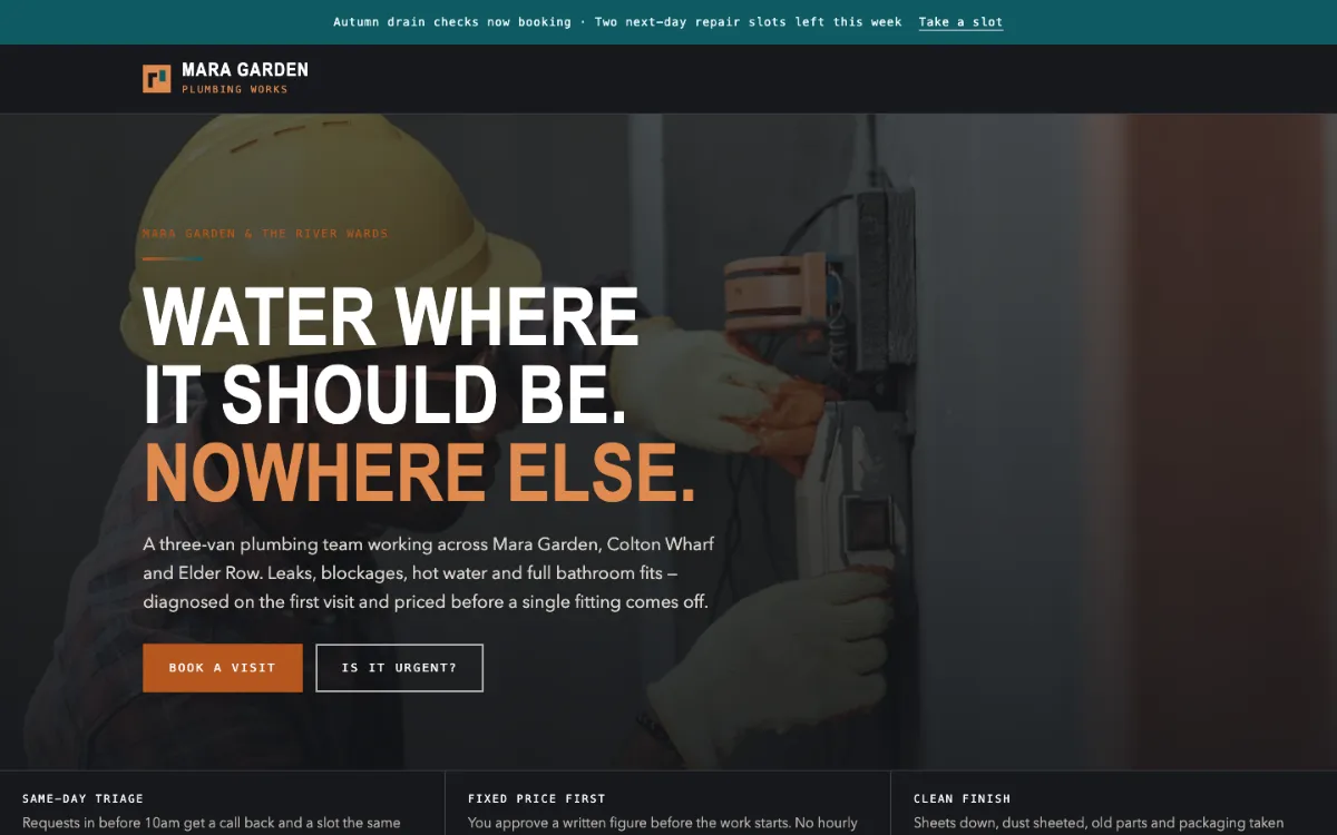 Mara Garden Plumber