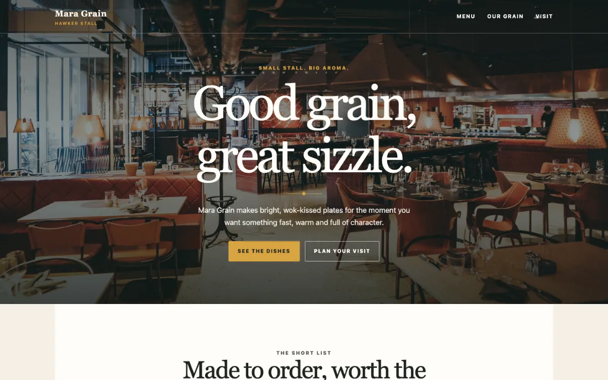 Mara Grain Hawker Stall