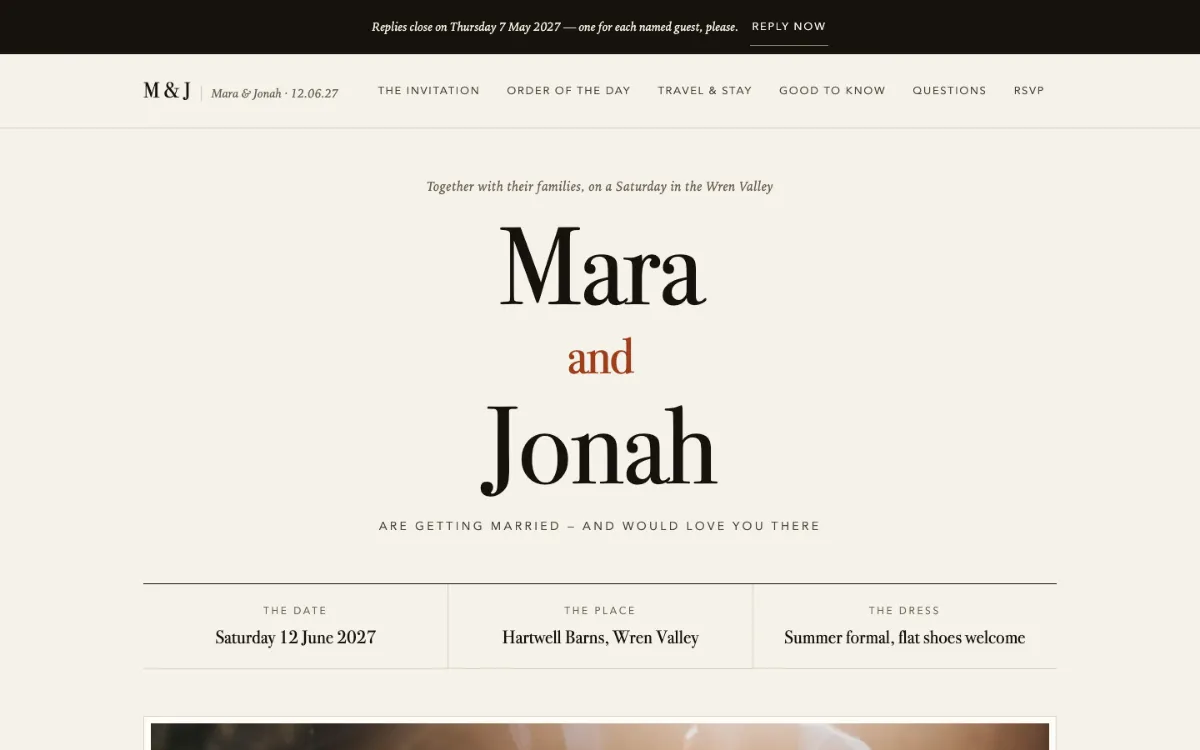 Mara Margin Wedding