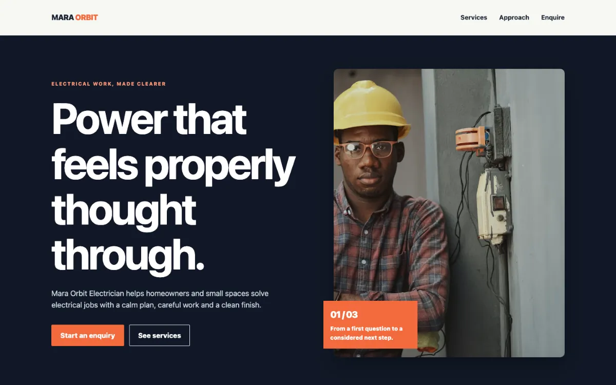 Mara Orbit Electrician