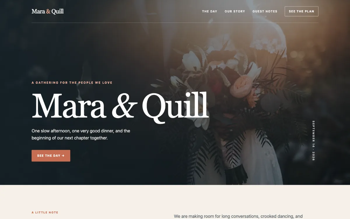 Mara Quill Wedding