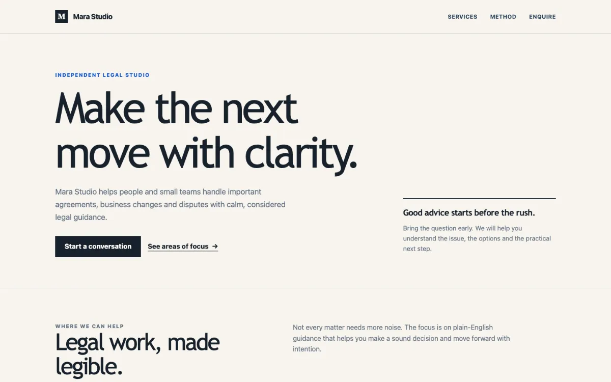Mara Studio Lawyer