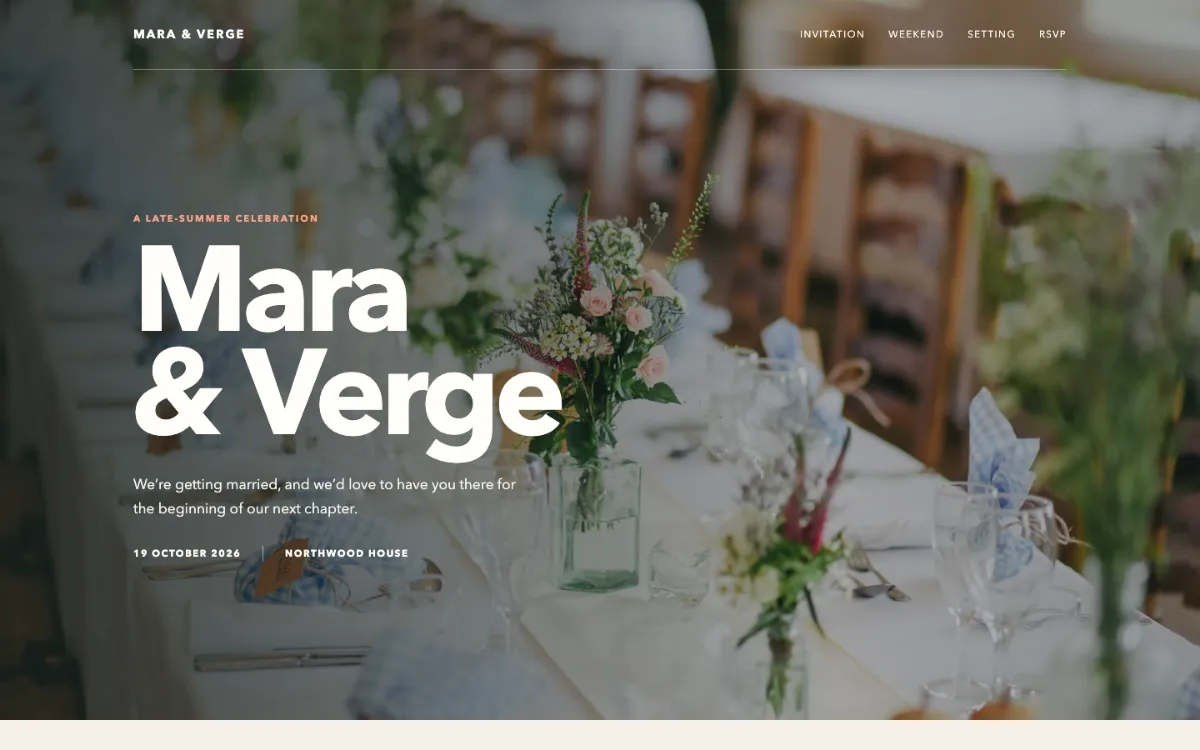 Mara Verge Wedding