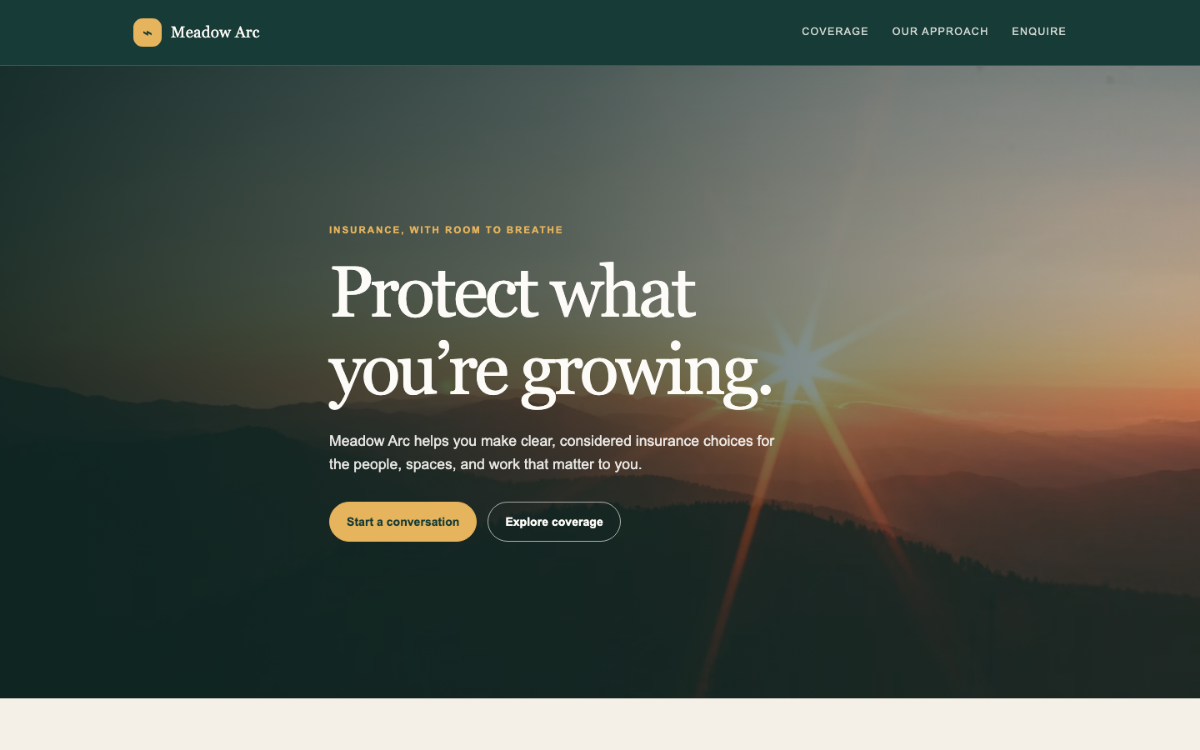 Meadow Arc Insurance Agent