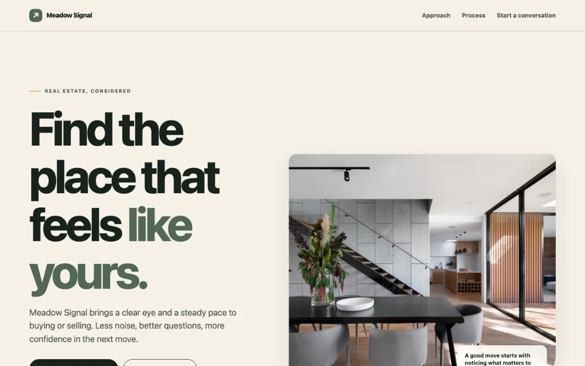 Meadow Signal Real Estate Agent