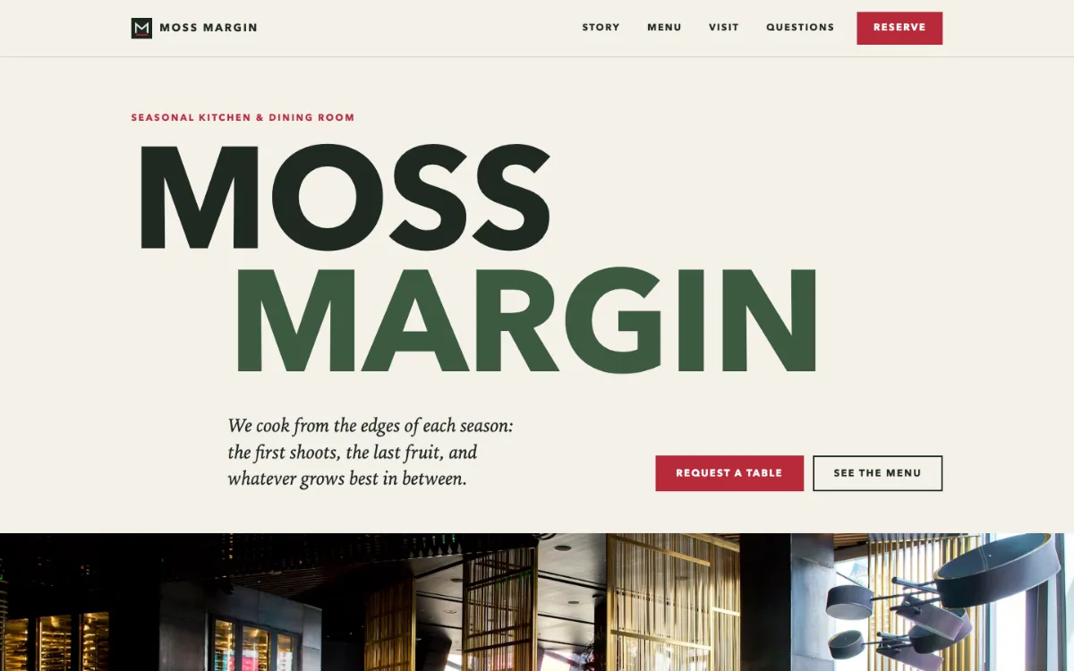 Moss Margin Restaurant
