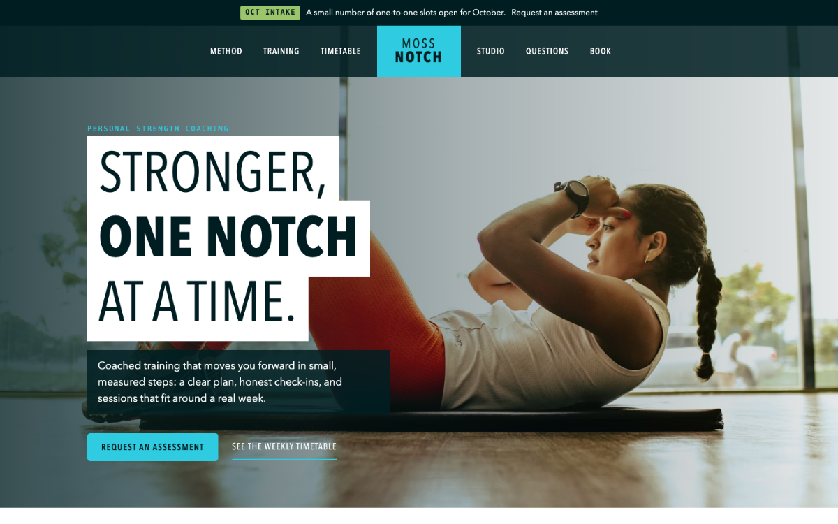 Moss Notch Personal Trainer
