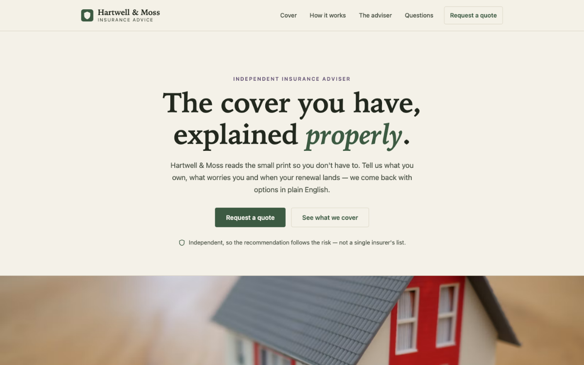 Moss Paper Insurance Agent