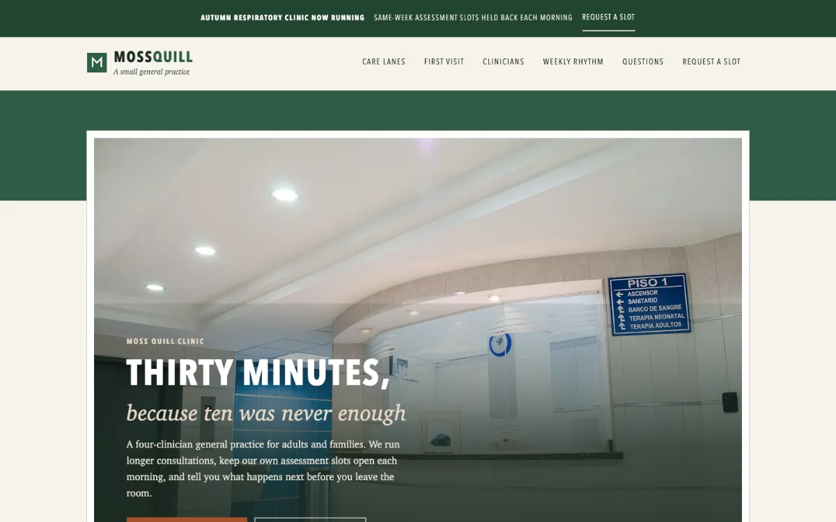 Moss Quill Clinic