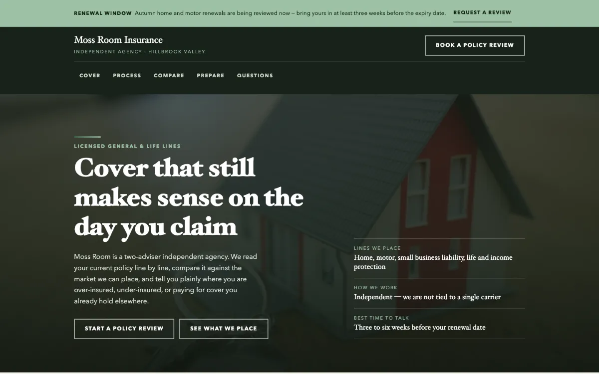 Moss Room Insurance Agent