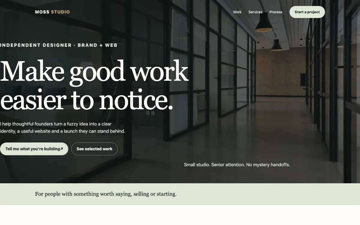 Moss Studio Freelancer