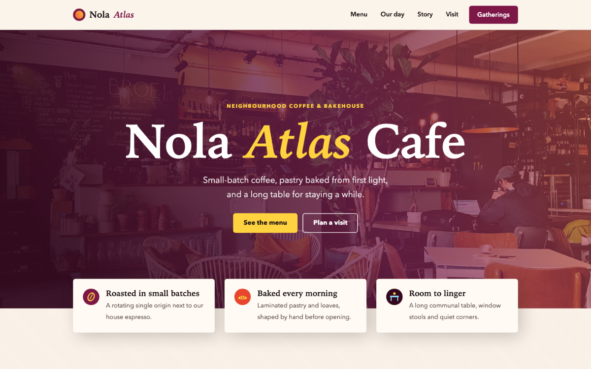 Nola Atlas Cafe