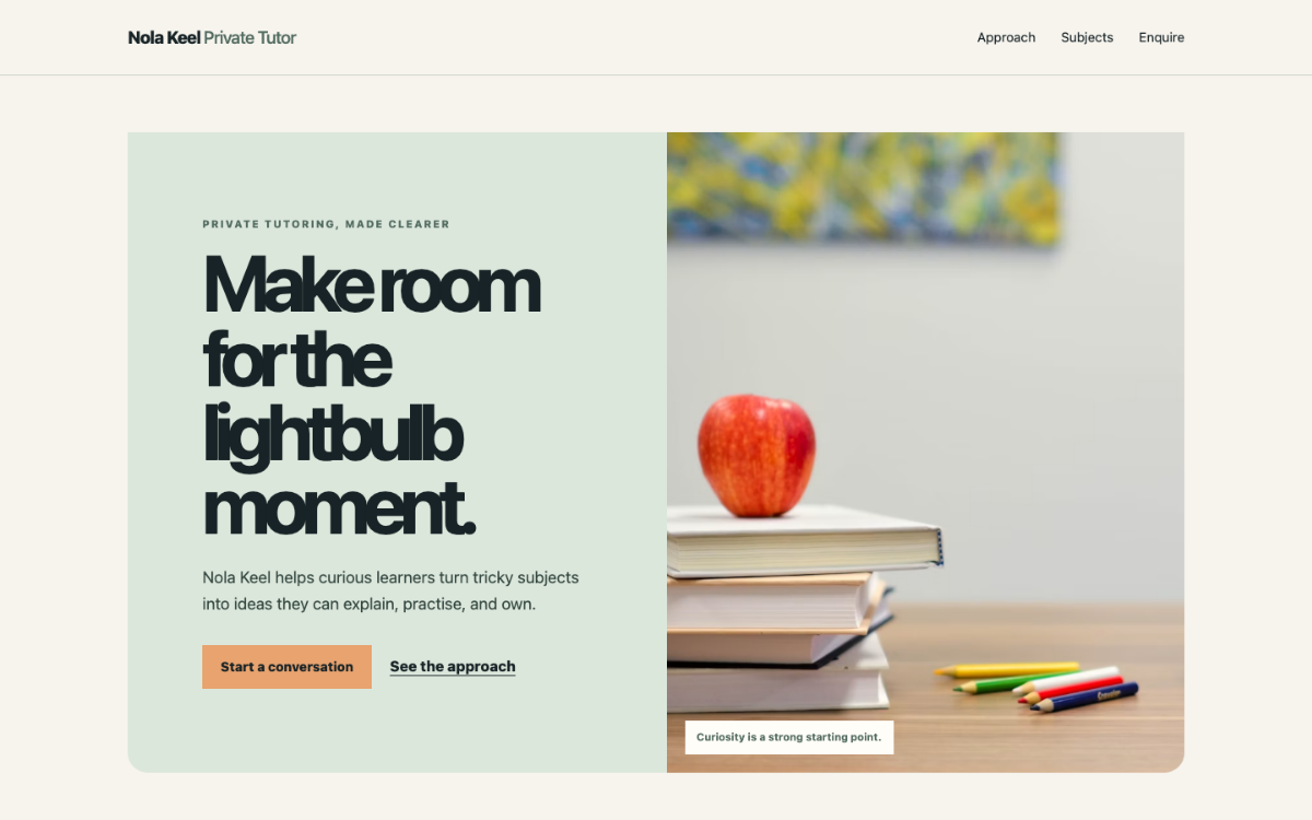 Nola Keel Private Tutor