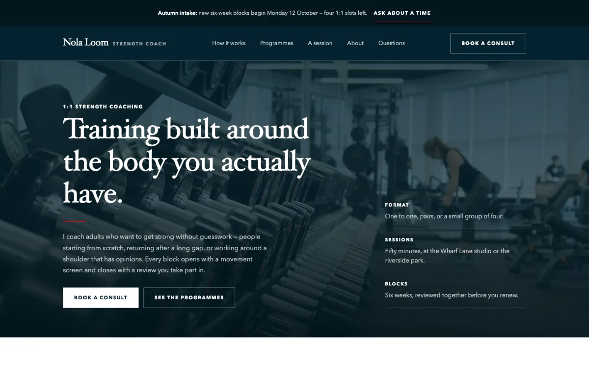 Nola Loom Personal Trainer