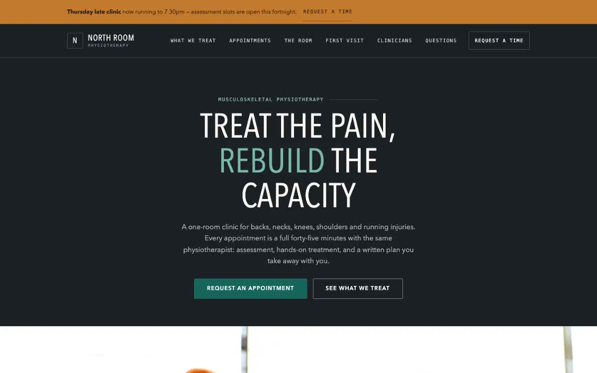 North Room Physiotherapist