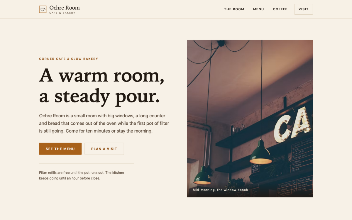 Ochre Room Cafe