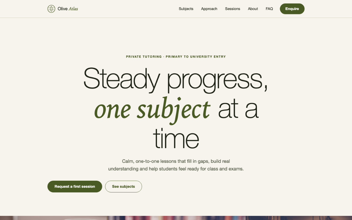Olive Atlas Private Tutor