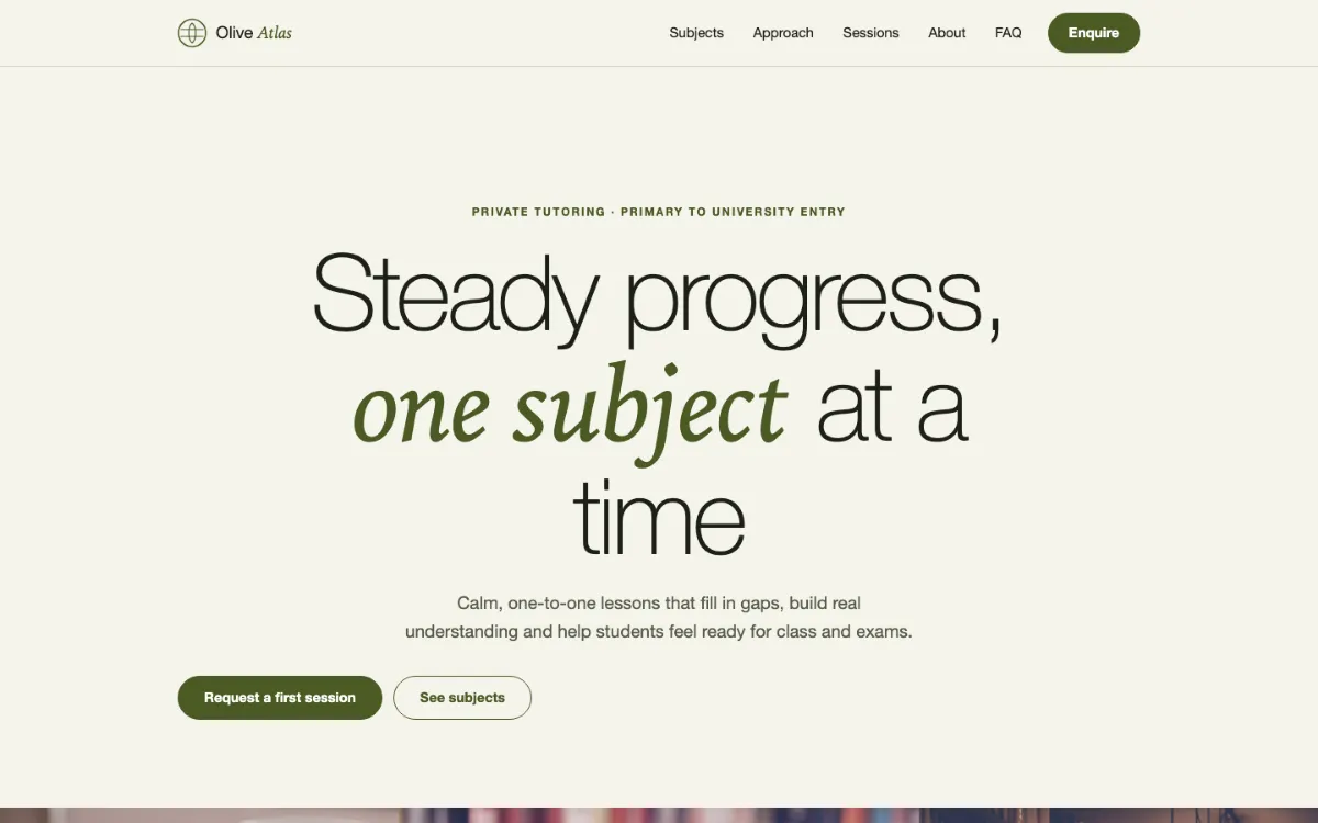 Olive Atlas Private Tutor