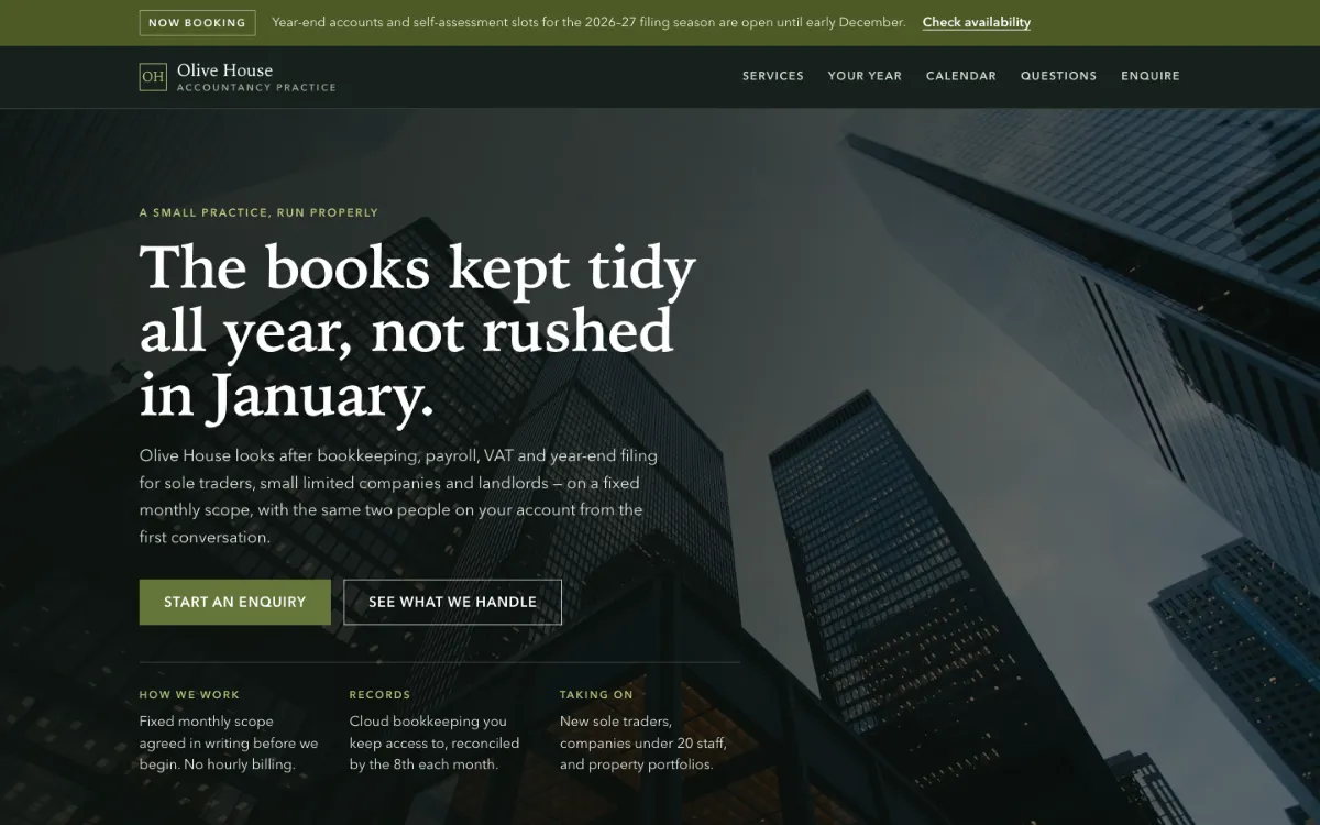 Olive House Accountant