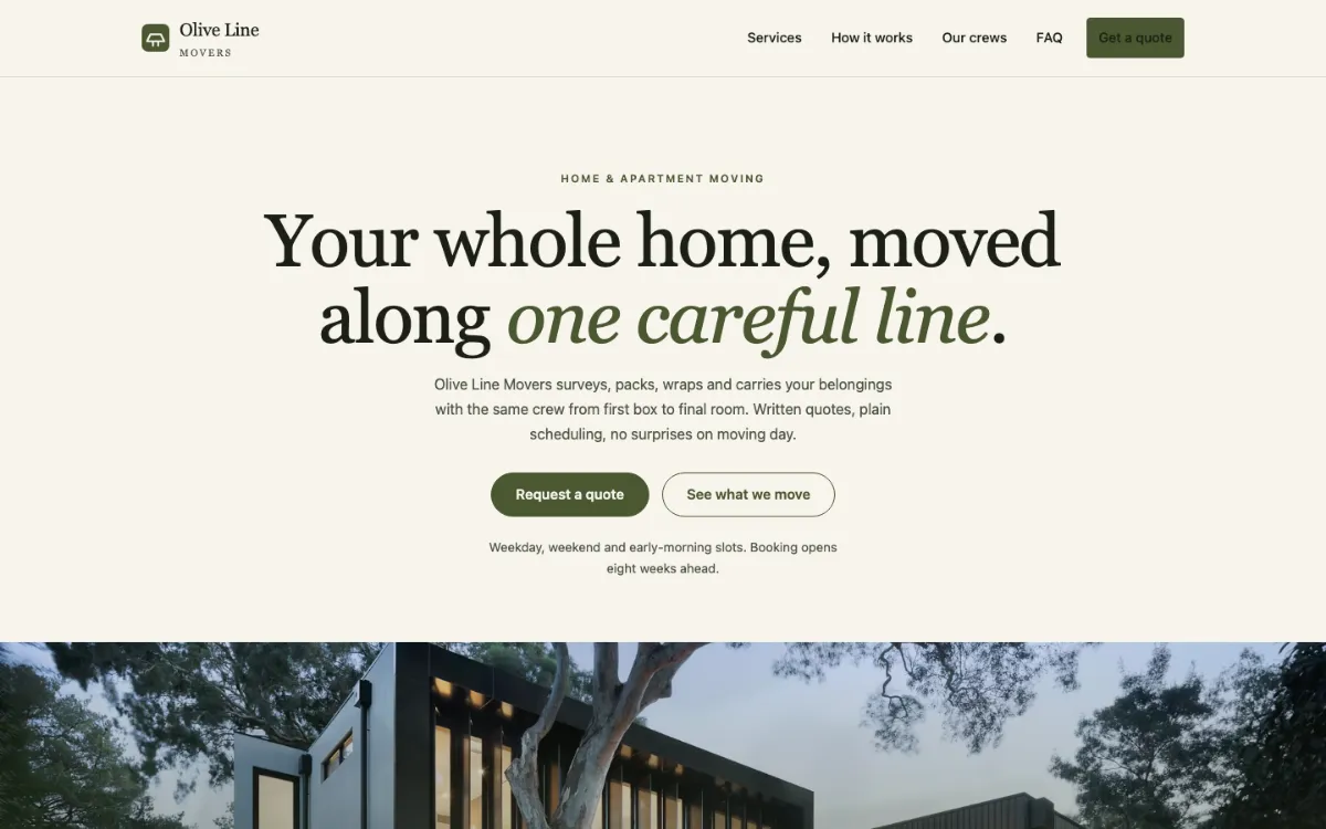 Olive Line Movers