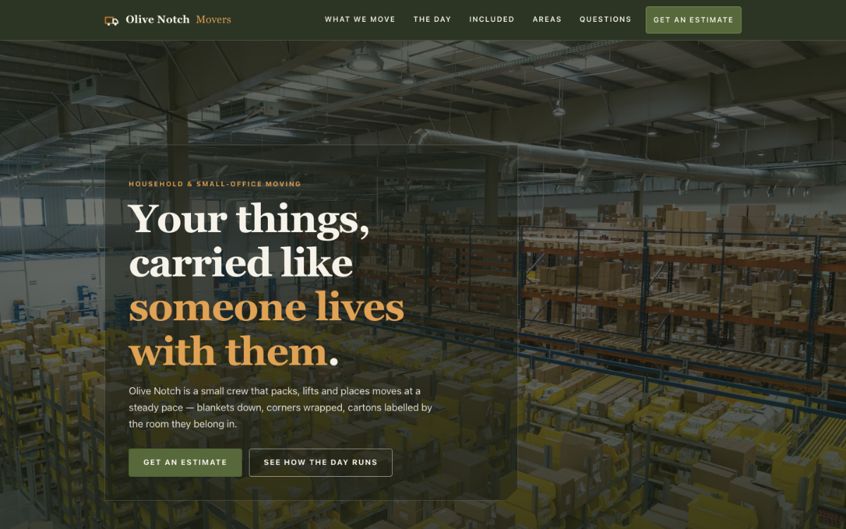 Olive Notch Movers