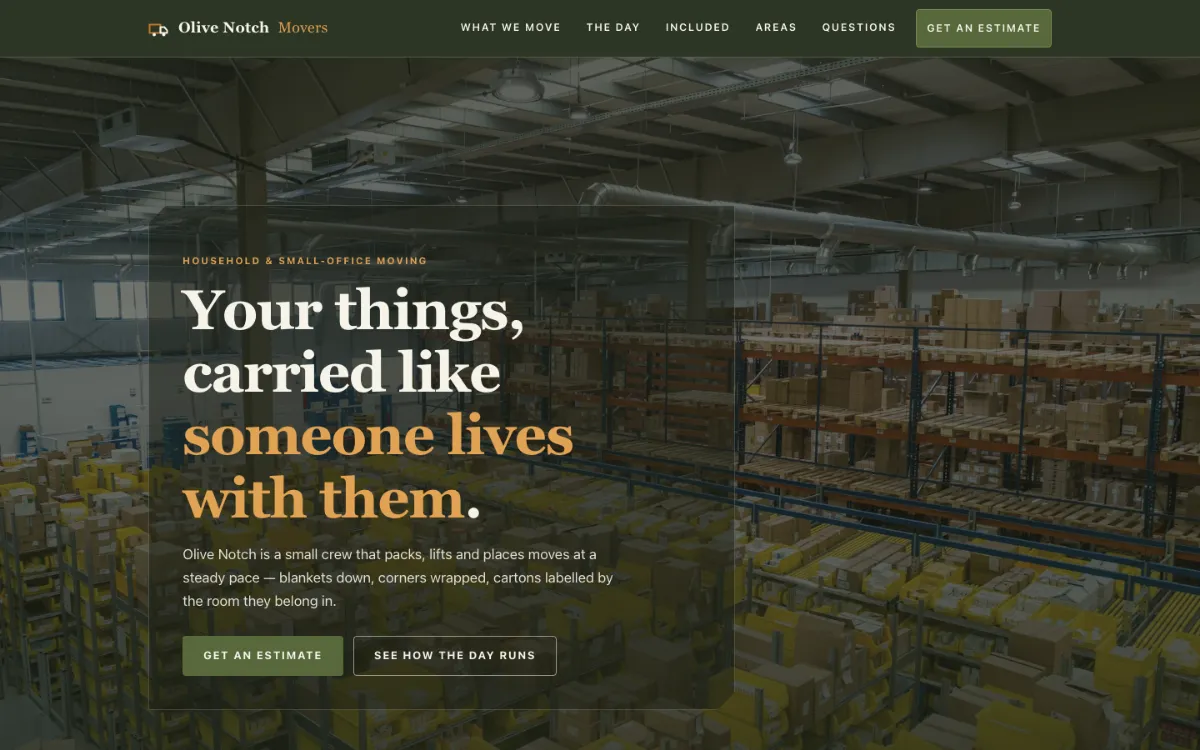 Olive Notch Movers