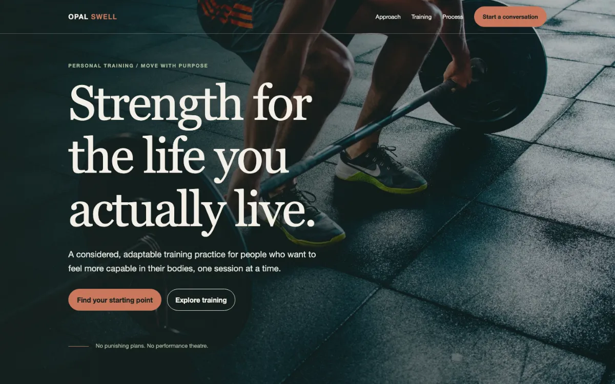 Opal Swell Personal Trainer