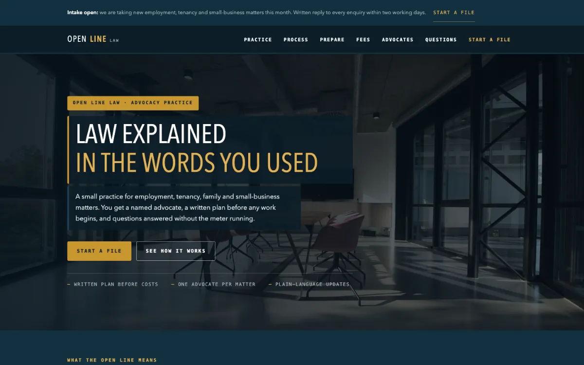 Open Line Lawyer