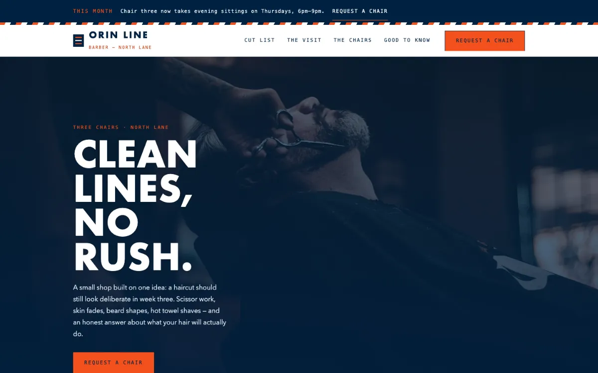 Orin Line Barber