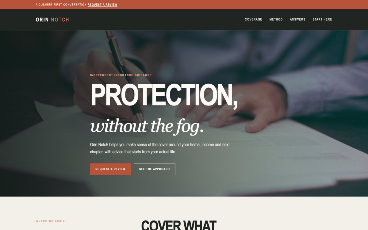 Orin Notch Insurance Agent