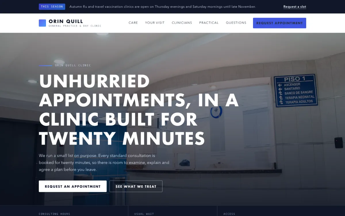 Orin Quill Clinic