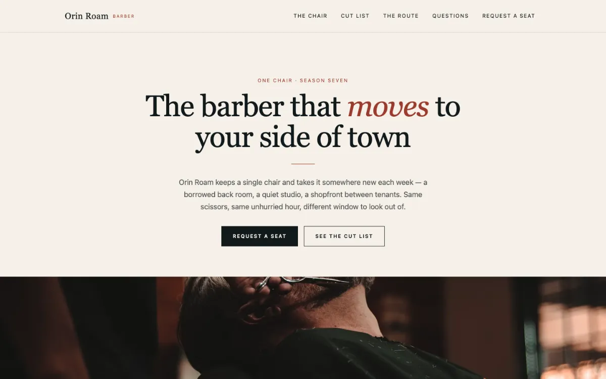 Orin Roam Barber