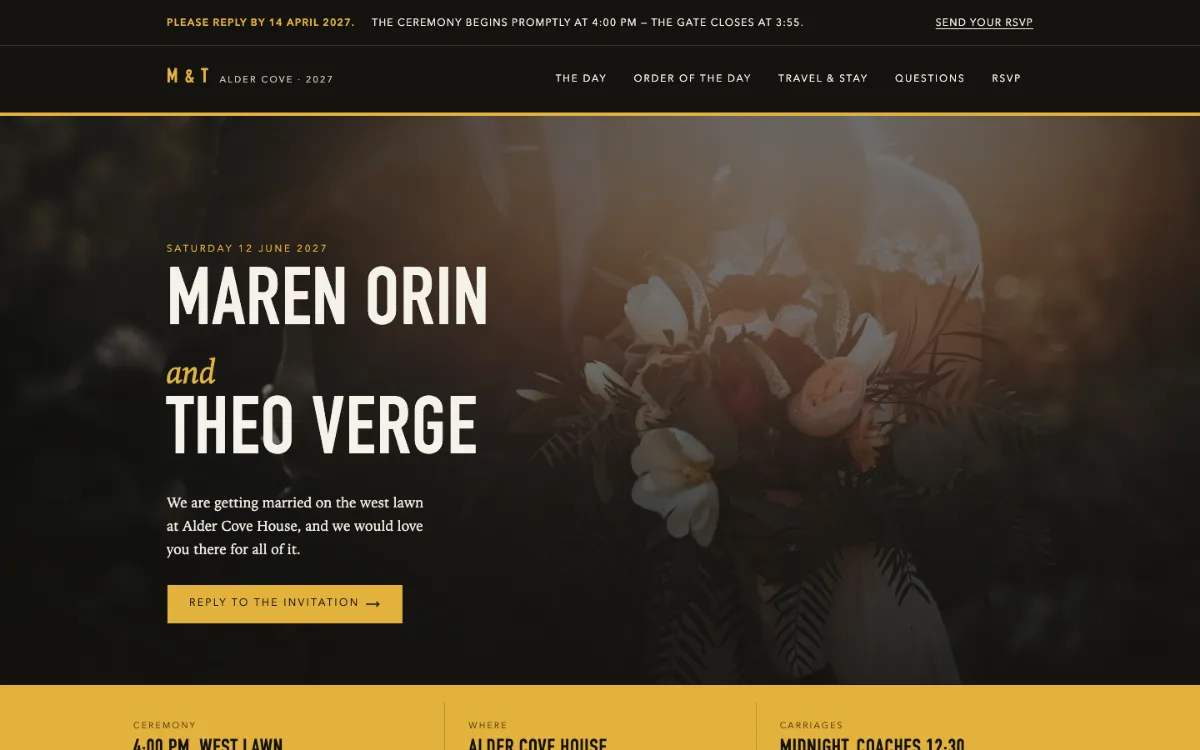 Orin Verge Wedding