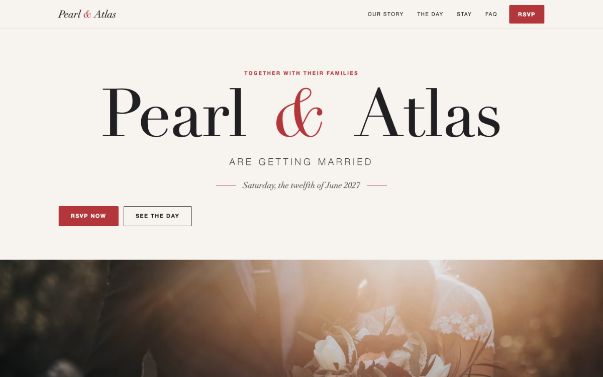 Pearl Atlas Wedding