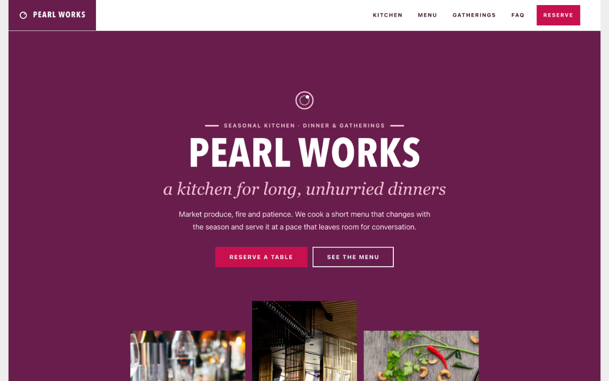 Pearl Works Restaurant
