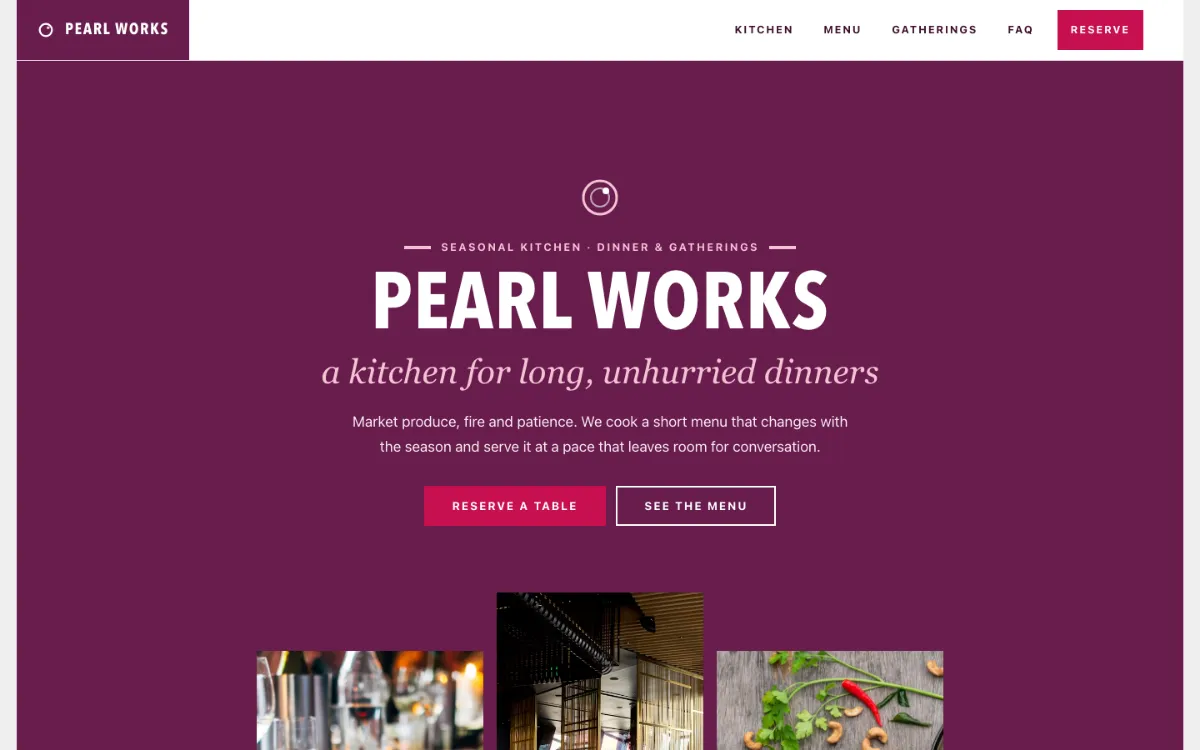 Pearl Works Restaurant