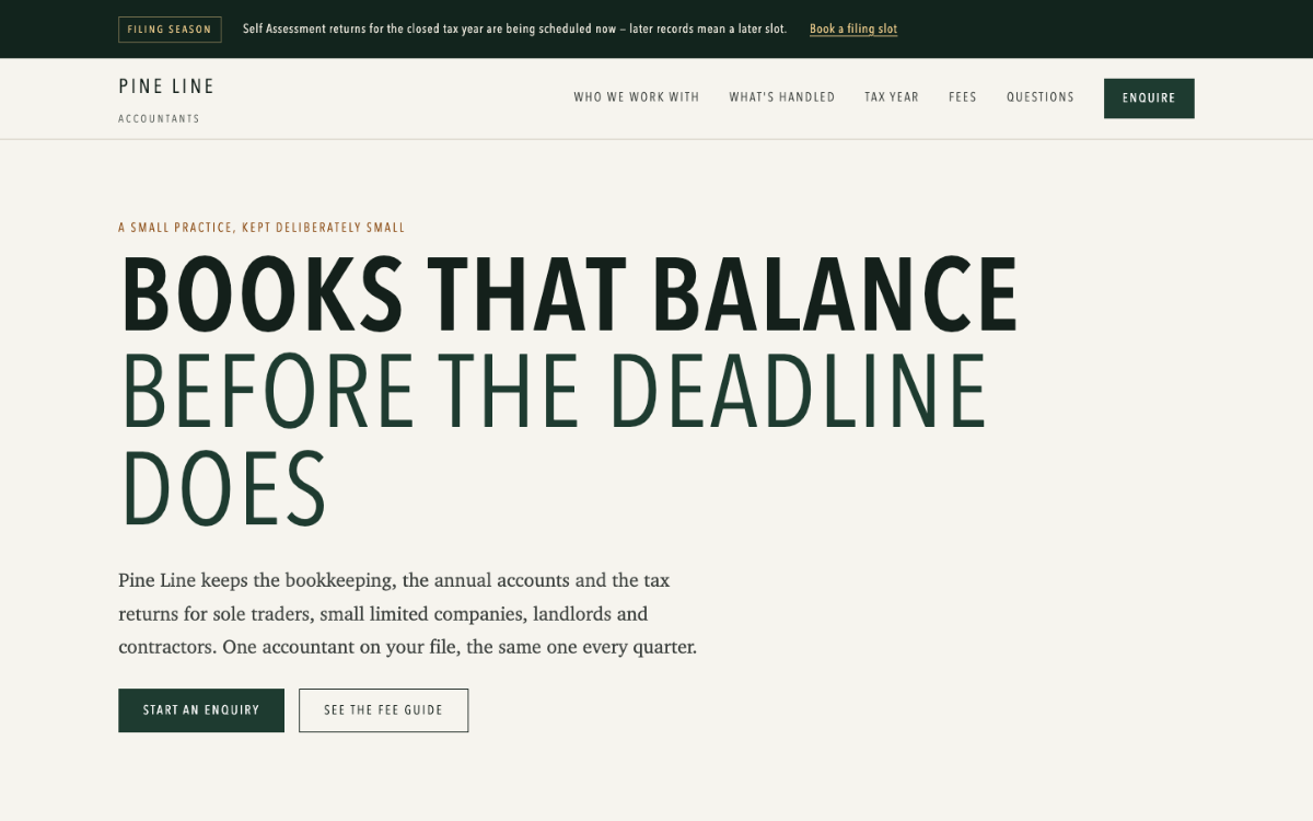 Pine Line Accountant