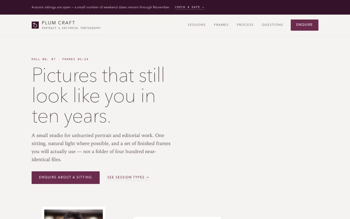 Plum Craft Photographer
