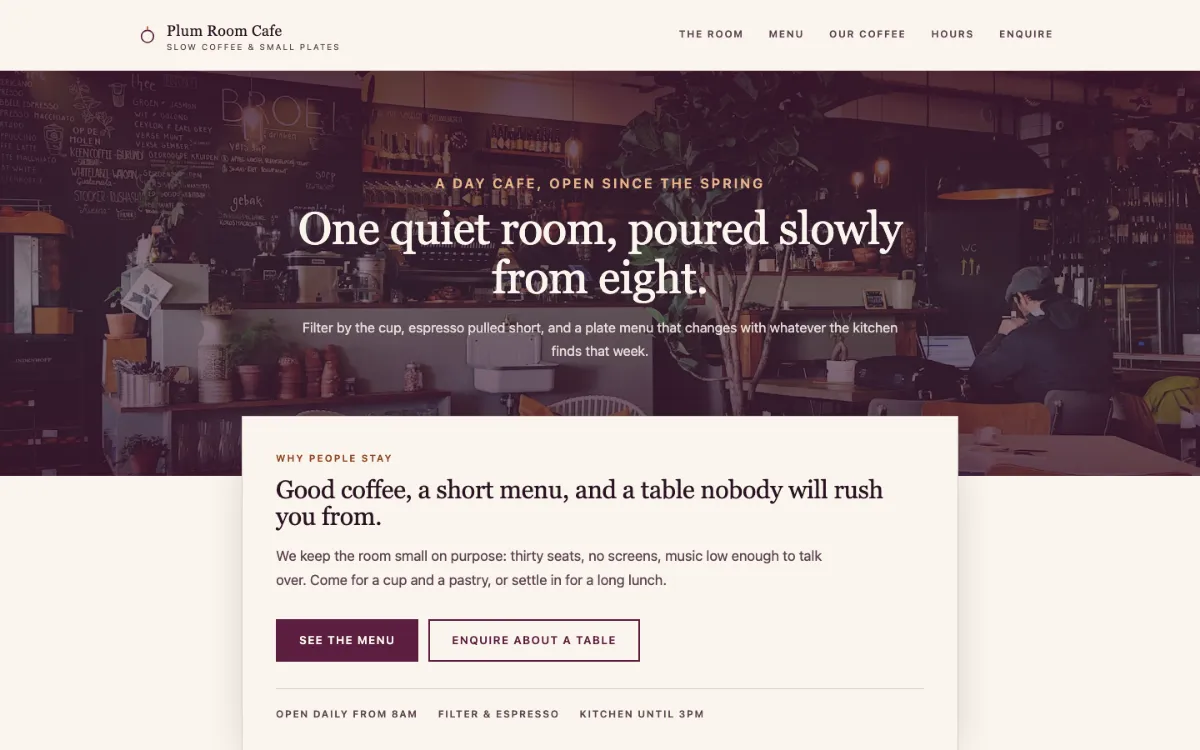 Plum Room Cafe