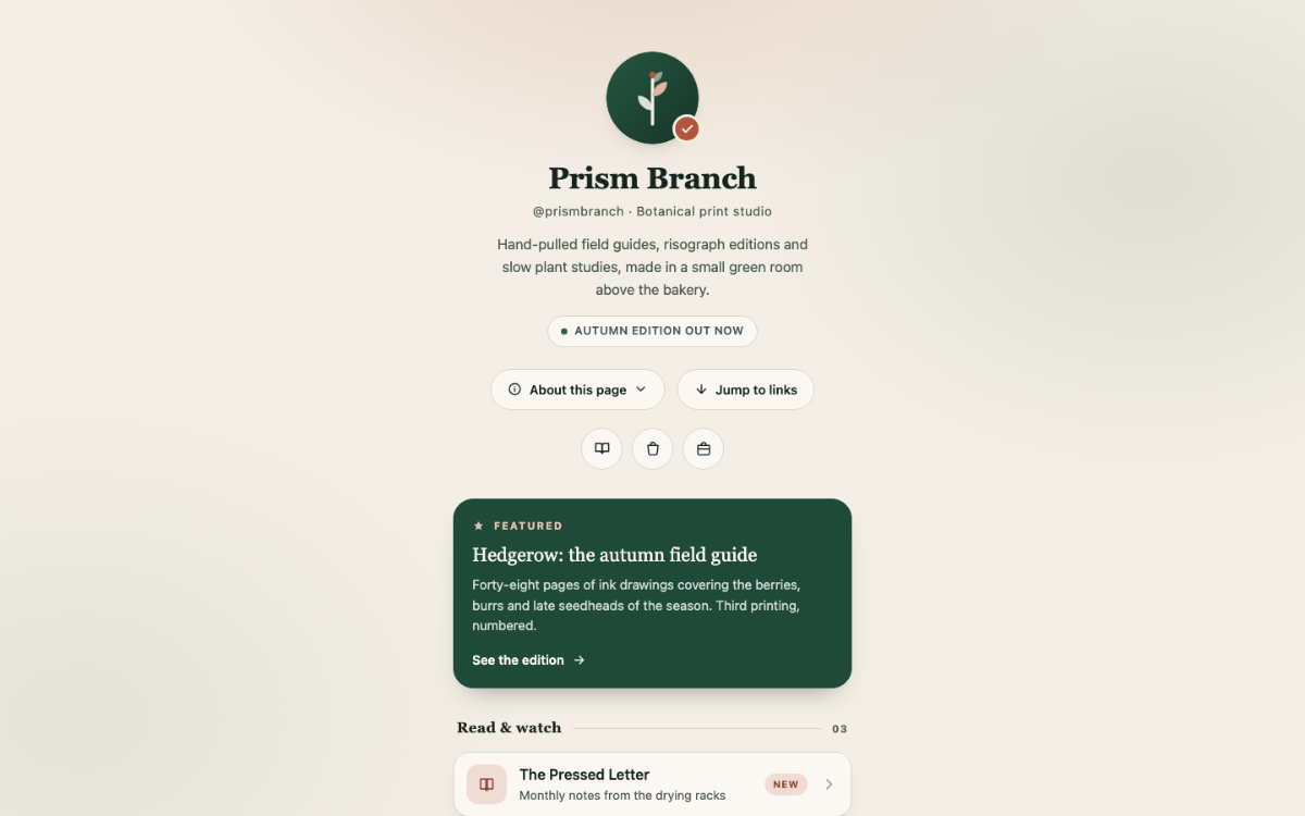 Prism Branch Link In Bio
