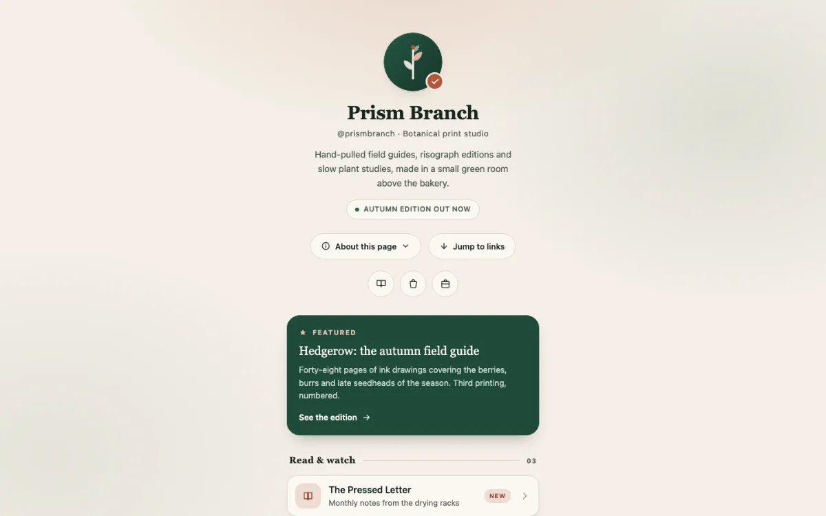 Prism Branch Link In Bio